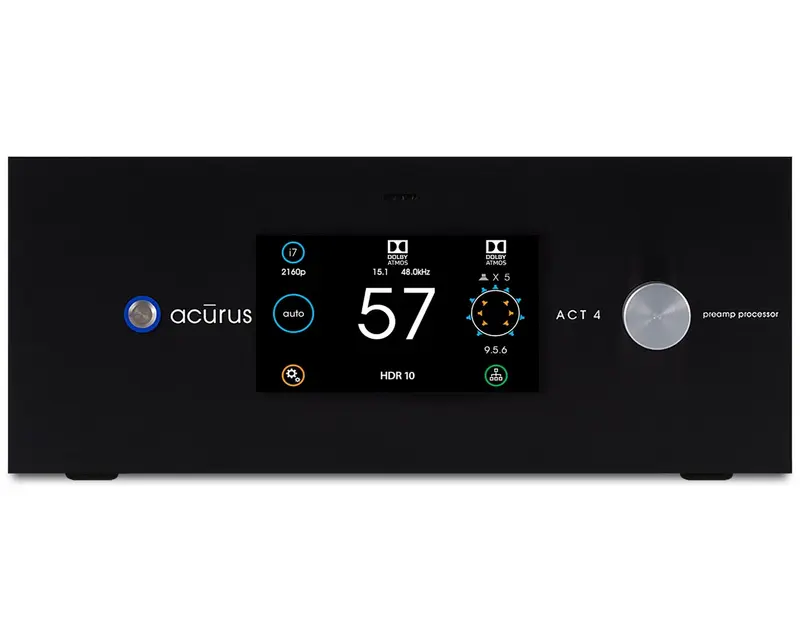 Acurus ACT 4 - procesador AV negro para cine en casa