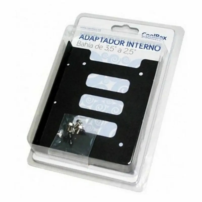 Adaptador Metálico para Disco Duro 2.5" a 3.5" CoolBox COO-AB3525M