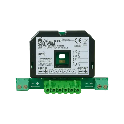 ADVANCED ADV-AXIS-WSM - Interfaz de conexión de sirenas Advanced
