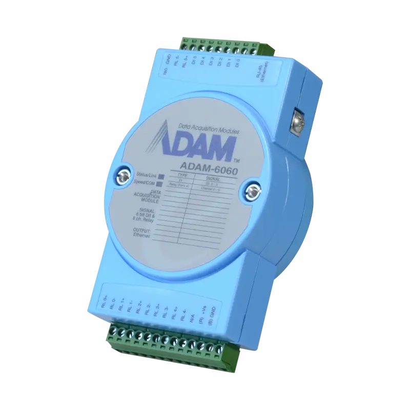 ADVANTECH ADAM-6060-B - Módulo de adquisición y control de datos - 6 entradas digitales / 6 salidas de relé