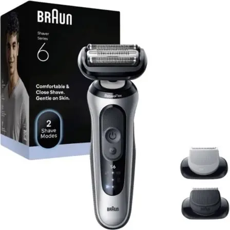 Afeitadora Braun Series 6 62-S1650S/ con Batería/ 2 Accesorios