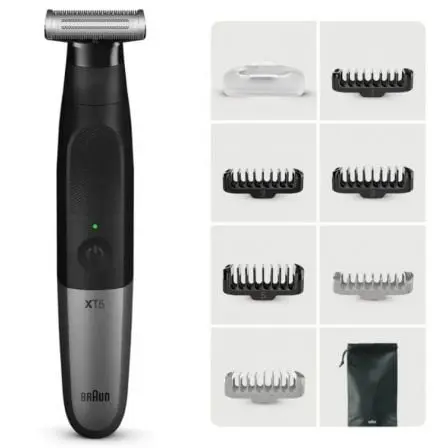 Afeitadora Braun Wet and Dry Serie X XT5200/ con Batería/ 6 Accesorios