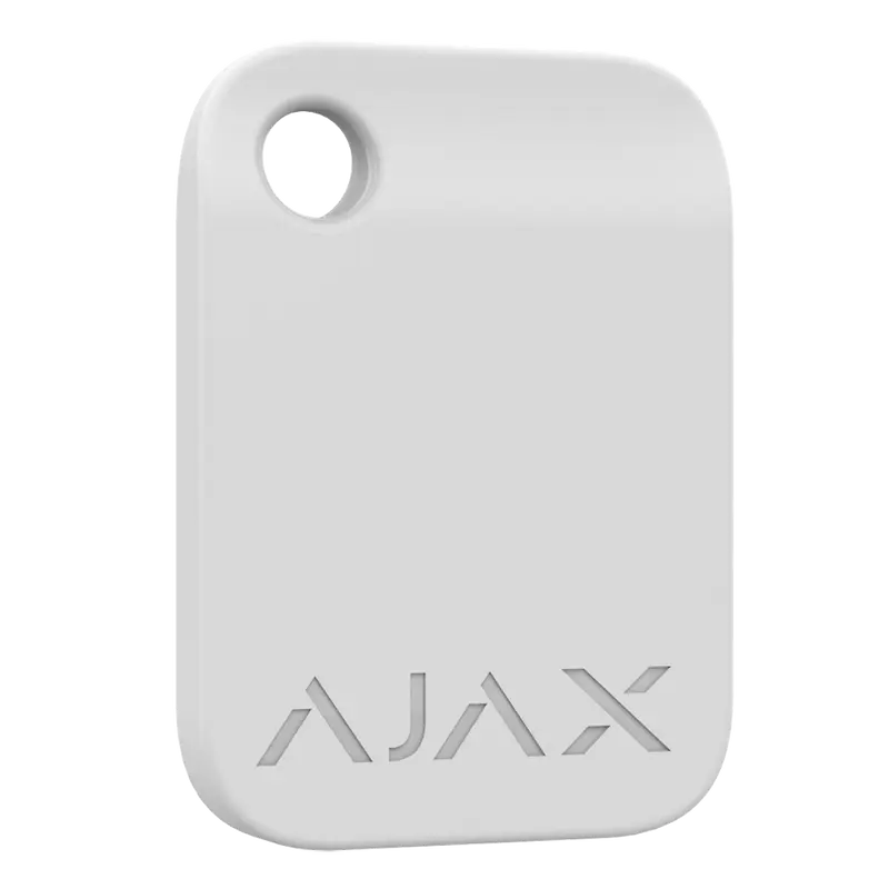 AJAX 10XAJ-TAG-W - Pack de 10 llaveros de acceso sin contacto - Tecnología Mifare DESFire®