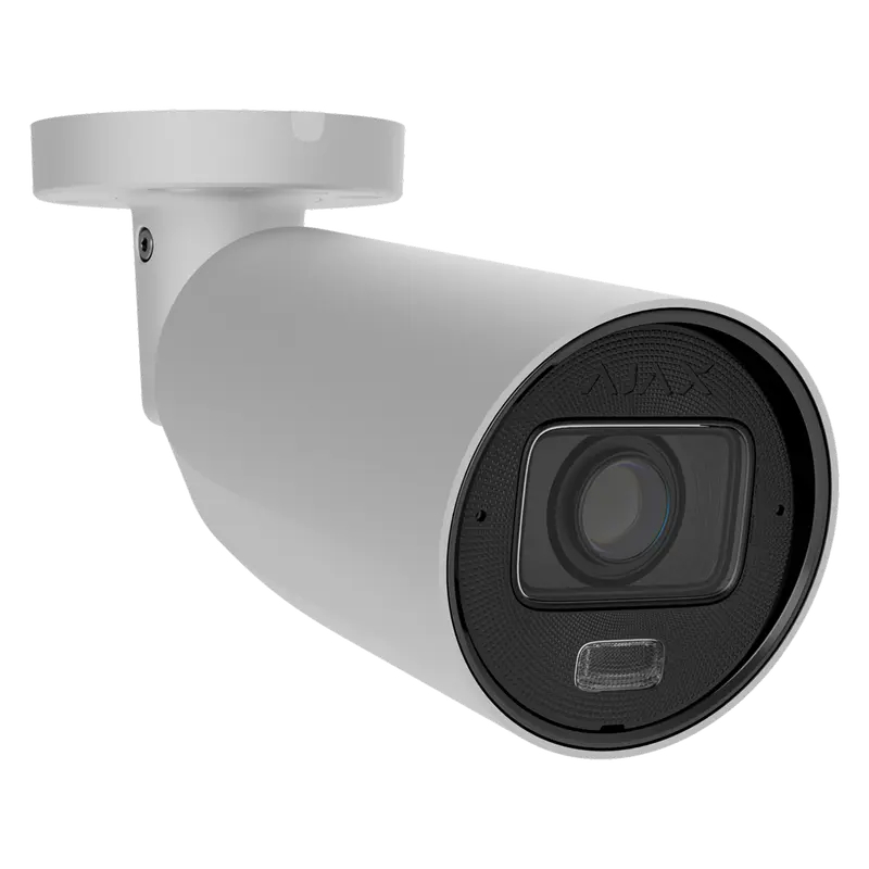 AJAX AJ-BULLETCAM-5-HLVF-W - Cámara IP Bullet 5 Mpx Ajax - 1/2.7" Progressive Scan CMOS - Lente varifocal motorizada 2.8~12 mm