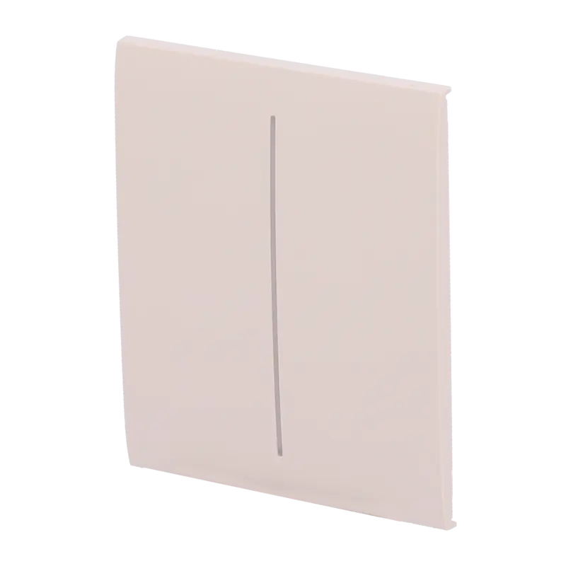 AJAX AJ-CENTERBUTTON-2G-IVO - Panel táctil para interruptor de luz doble - Compatible con AJ-LIGHTCORE-2G - Retroiluminación LED
