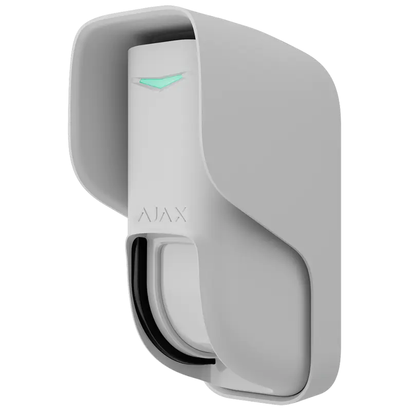 AJAX AJ-CURTAINOUTDOOR-W - Detector PIR exterior tipo cortina - Grado 2 - Inalámbrico 868 MHz Jeweller
