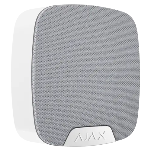 AJAX AJ-HOMESIREN-W-DUMMY - Carcasa para sirena interior - AJ-HOMESIREN-W - Instalación sencilla - Incluye SmartBracket - Plástico ABS - Color blanco