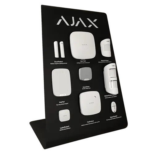 AJAX AJ-STOTEM-W - Expositor Demo de sobremesa - Kit de alarma profesional Ajax - Comunicación Ethernet y GPRS