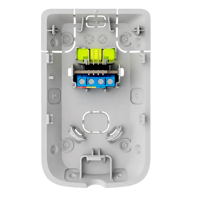 AJAX FIBRA-BRACKETMP-G3-W - Soporte detector movimiento cableado - Grado 3 - Compatible con