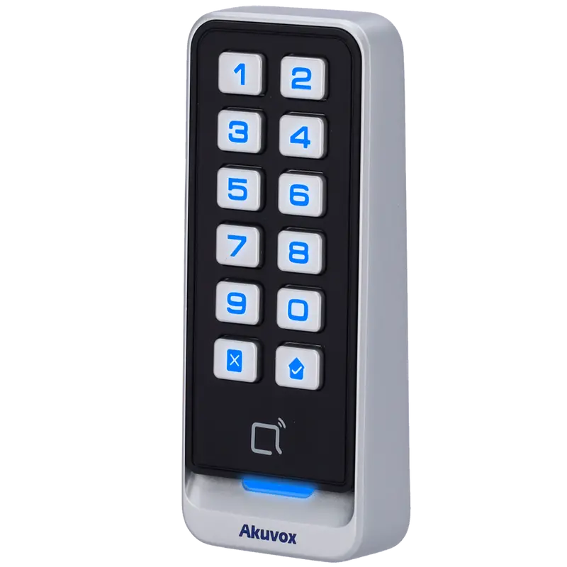 AKUVOX AK-ACR-CRM11 - Lector de acceso - Acceso por tarjeta EM/MF y PIN - Indicador LED y acústico - Wiegand 26/34