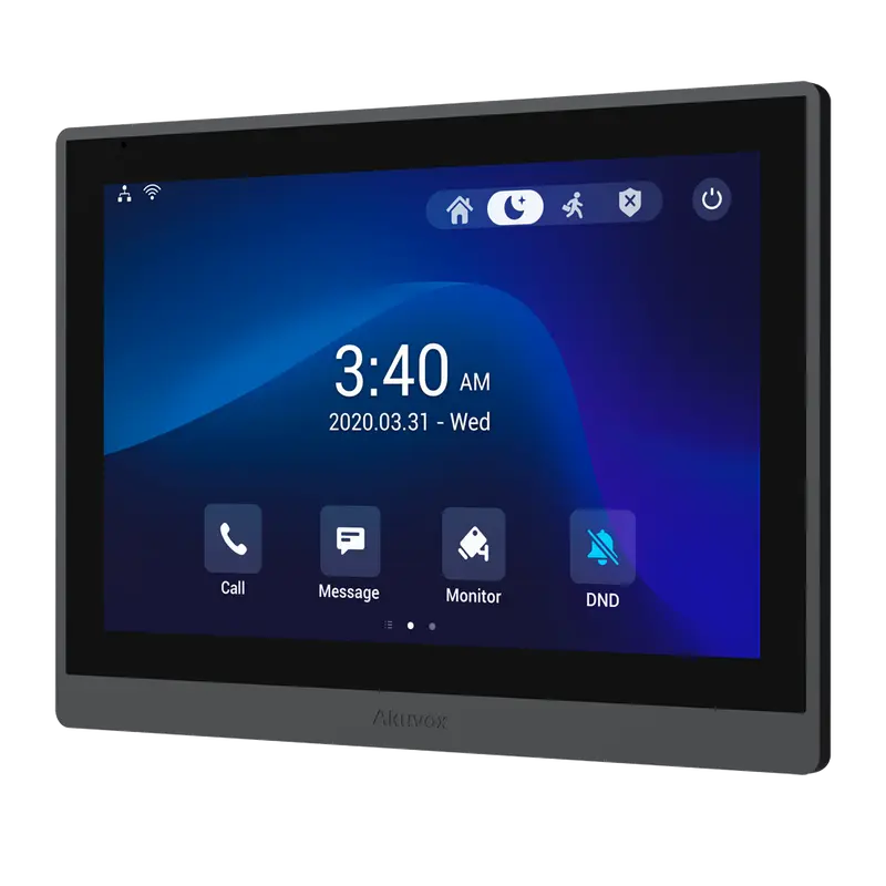 AKUVOX AK-IT88S - Monitor Android 9.0 para videoportero - Pantalla IPS de 10" - Audio bidireccional Crystal Clear - Easy UI