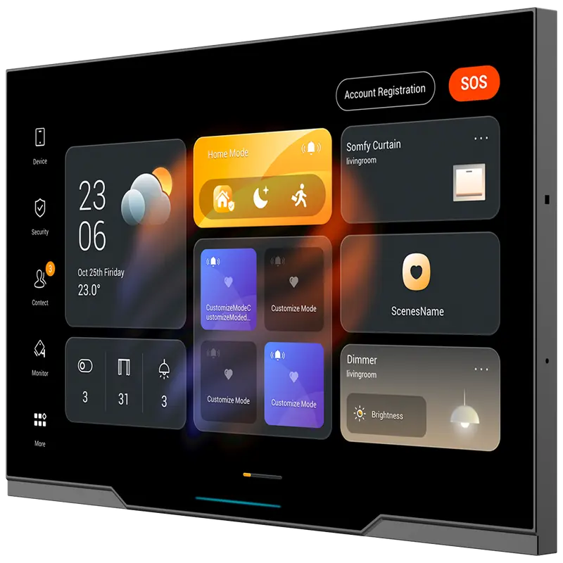 AKUVOX AK-PH81-POE-ST - Monitor Android 12.0 para domótica - Pantalla TFT de 10" - Aplicaciones de terceros - Audio bidireccional
