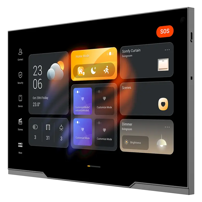 AKUVOX AK-PHX1-KNX-EU - Monitor Android 12.0 para domótica - Pantalla TFT de 12" - Aplicaciones de terceros - Audio bidireccional