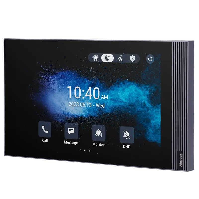 AKUVOX AK-S563-S - Monitor Android 12.0 para videoportero - Pantalla IPS de 8" - Montaje en superficie