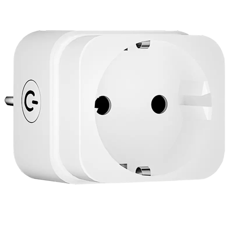 AKUVOX AK-SM-PW732-EZ - Enchufe inteligente - ZigBee 3.0 - Carga máxima 16 A - Estadísticas de consumo - Temporizador y calendario