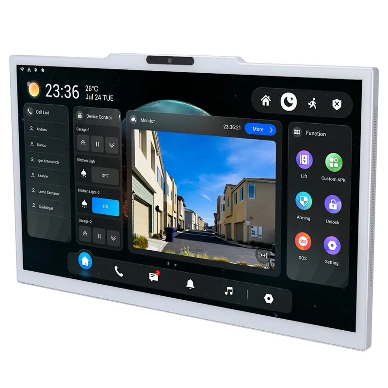 AKUVOX AK-X937 - Monitor Android 14.0 para videoportero - Pantalla IPS de 15.6" - Audio bidireccional Crystal Clear - Easy UI