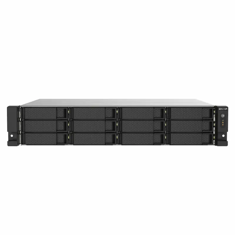 Almacenamiento en Red NAS Qnap TS-1273AU-RP-8G Negro Gris Aluminio