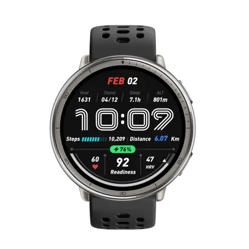 AMAZFIT ACTIVE 2 BLACK SPORT SILICONE