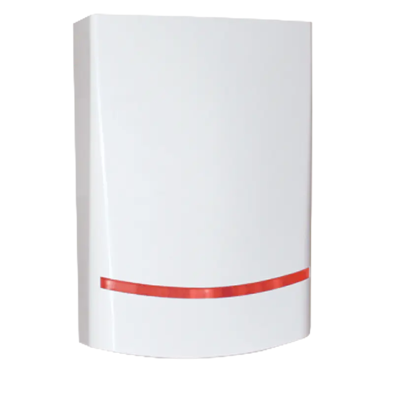 AMC AM-BLADE01 - Sirena para exterior cableada - Certificado Grado 2 - Presión sonora máxima 100 dB - Luz frontal roja de aviso