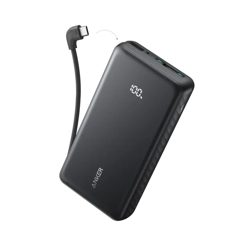 ANKER ANK-110-20K-B - Anker Power Bank ligera - Capacidad 20000mAh - Entrada 1x USB-C y cable incluido