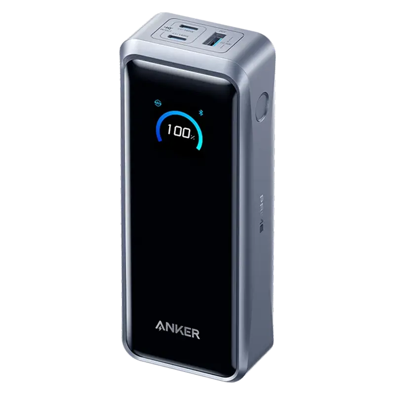 ANKER ANK-110-26K-B - Anker Power Bank - Capacidad 26000mAh - Entrada 2x USB-C, 1x Pin Pogo - Salidas 2x USB-C, 1xUSB-A