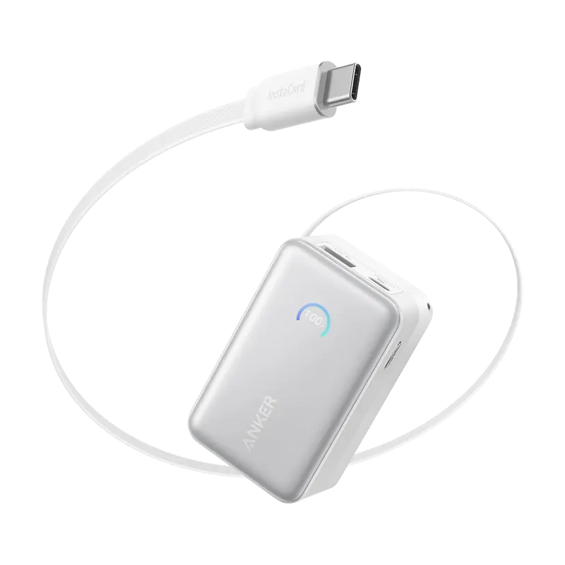 ANKER ANK-1638-10K-W - Anker Power Bank Mini - Capacidad 10000mAh - Entrada 1x USB-C y cable incluido
