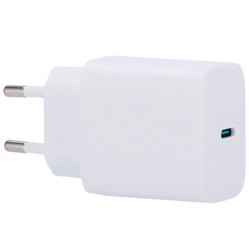 ANKER ANK-234-WCHARGER-20W1C-W - Cargador USB - Potencia 20W - Carga rápida - Salida USB-C - Color blanco
