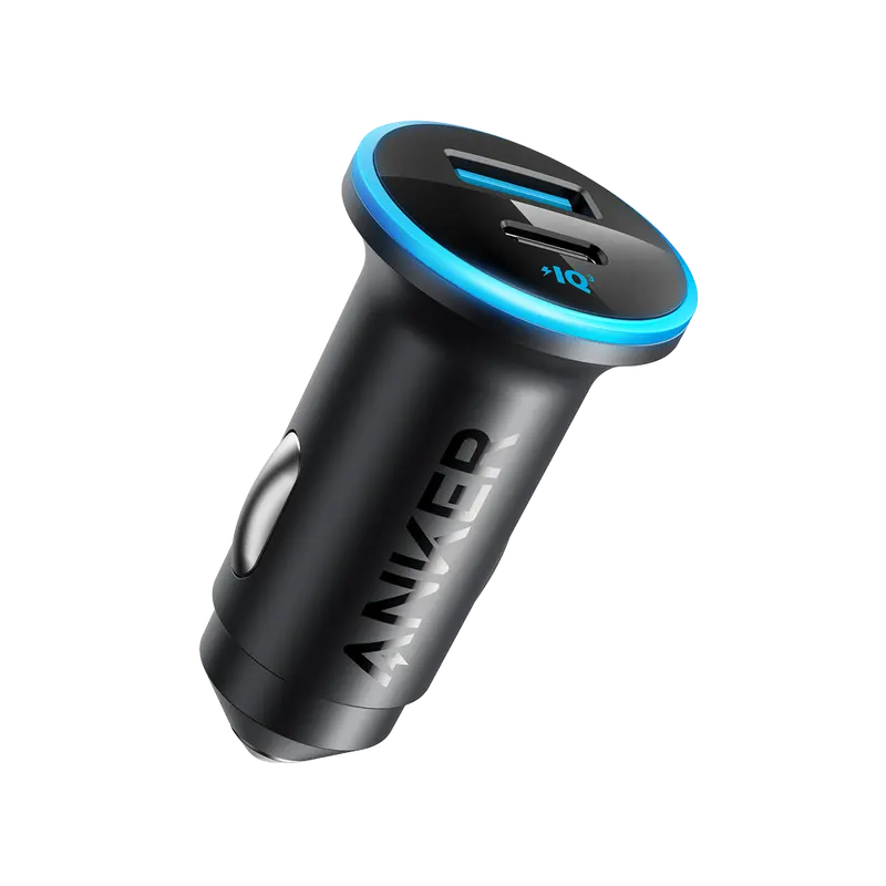 ANKER ANK-323-CCHARGER-53W1A1C-B - Mechero coche - Potencia 52.5W - Carga rápida 30W - Tecnología PowerIQ 3.0