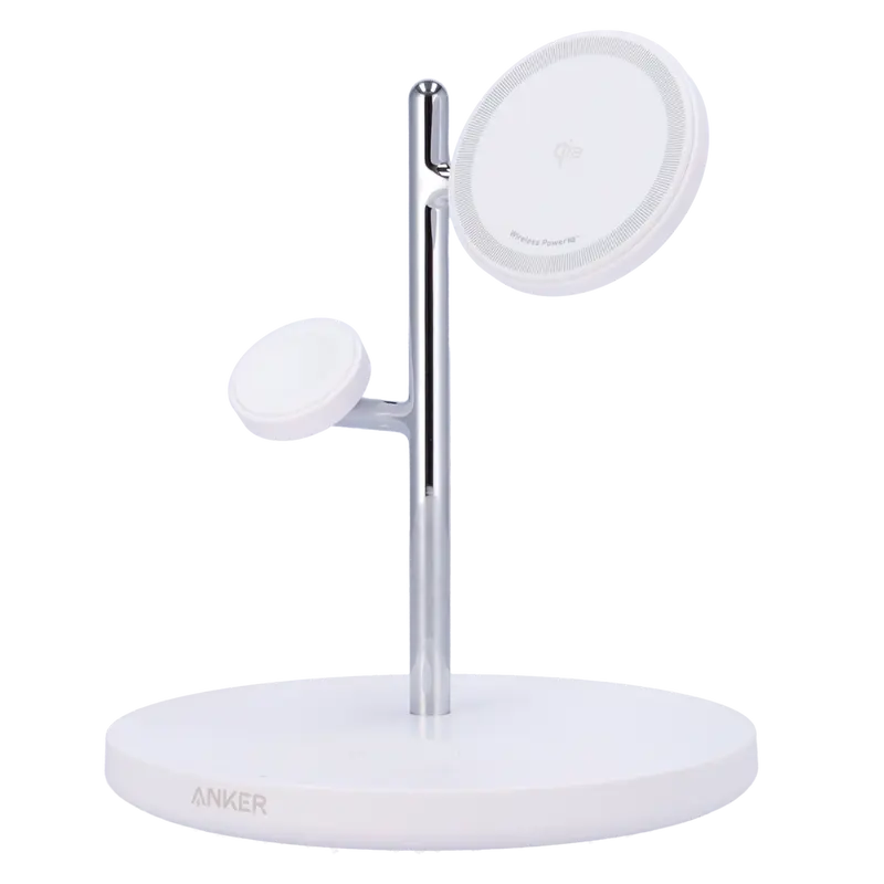ANKER ANK-PADWCHARGER-3-IN-1-W - Cargador inalámbrico 3 en 1 Anker - Tecnología MagGo - Carga rápida