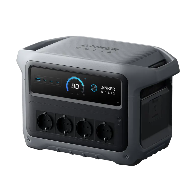 ANKER SOLIX ASOX-C1000X-GEN2 - Batería portátil Anker Solix - Gran capacidad 1024Wh - Potencia salida 2000W - 2400W pico