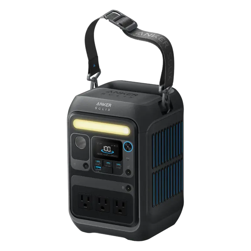 ANKER SOLIX ASOX-C300X - Estación de energía portátil Anker Solix - Capacidad 288Wh - Potencia salida 300W - Pico 600W