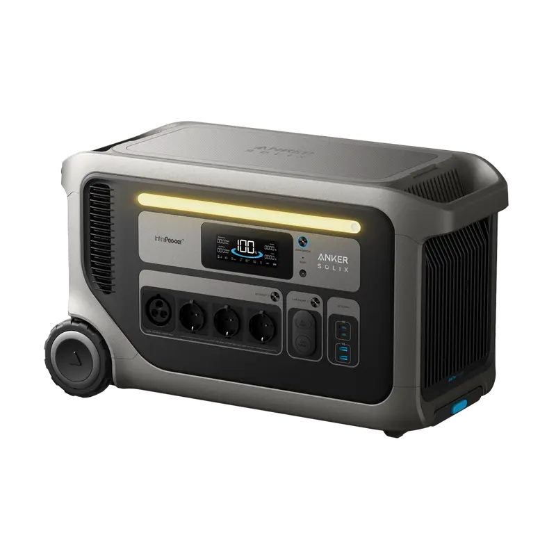 ANKER SOLIX ASOX-F3000 - Batería portátil Anker Solix - Gran capacidad 3072Wh - Potencia salida 3600W - 7200W pico