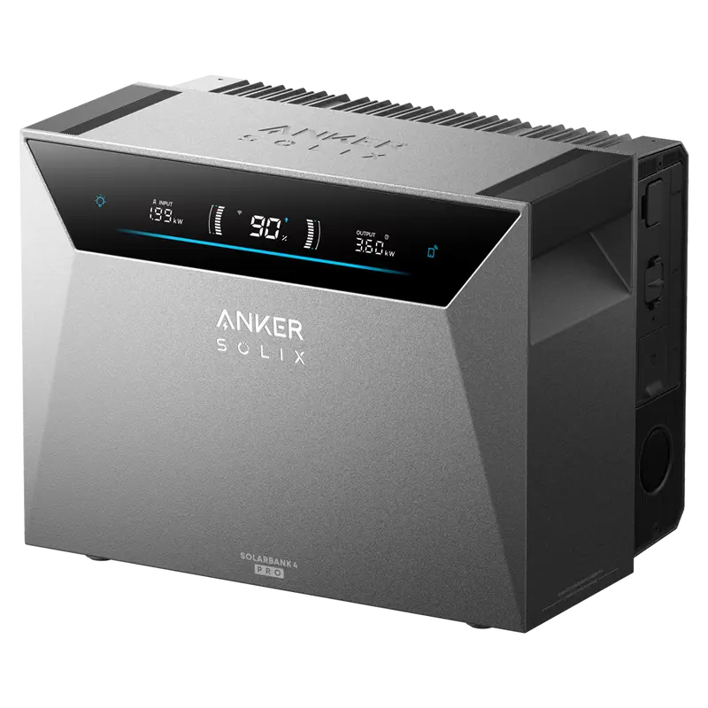 ANKER SOLIX ASOX-SOLARBANK4-PRO-E5000 - Batería inteligente Anker Solix - Potencia 2500W - Batería LiFePO4 5024Wh
