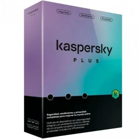 Antivirus Kaspersky Plus/ 1 Dispositivo/ 1 Ańo