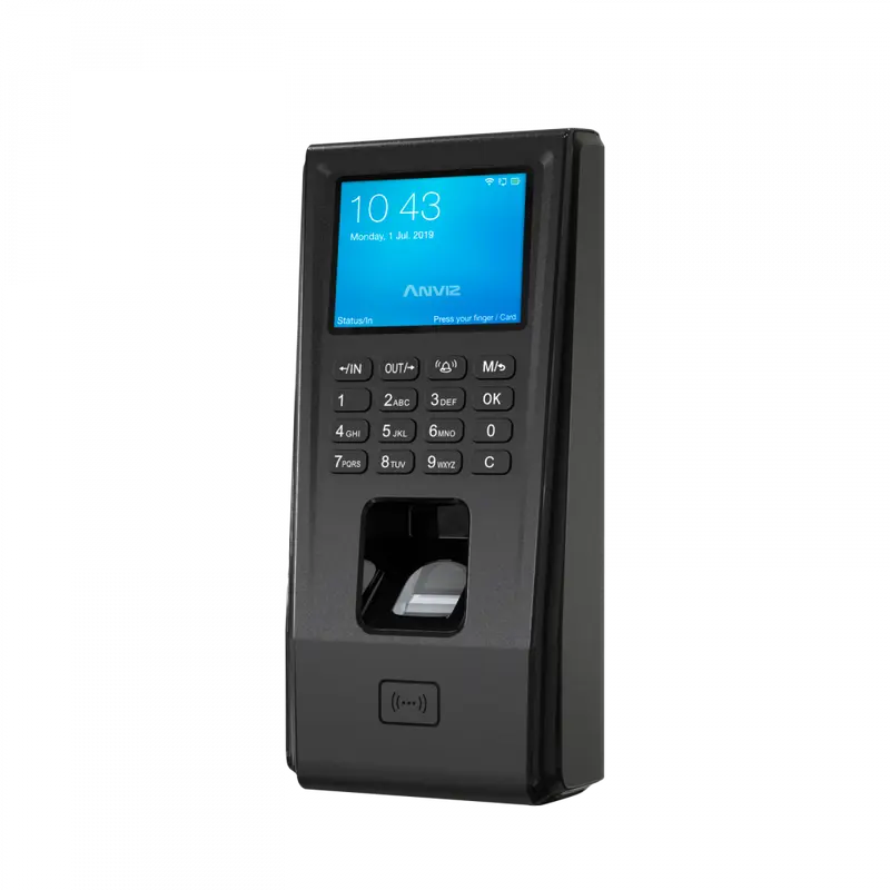 ANVIZ EP30 - Control de acceso y presencia - Huella, tarjeta EM y PIN - 3.000 usuarios - 50.000 registros - TCP/IP y Wiegand