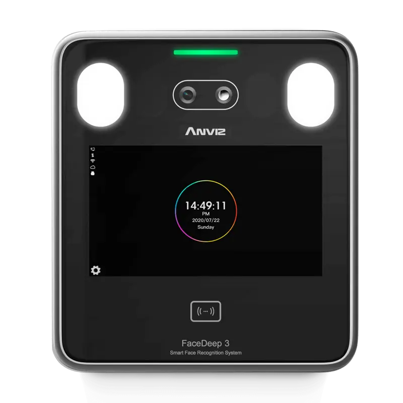 ANVIZ FACEDEEP3-PRO - Control de acceso y presencia - Facial, tarjeta MF y PIN - 6.000 usuarios - 100.000 registros