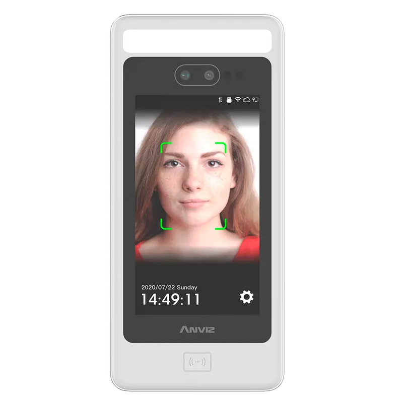 ANVIZ FACEDEEP5 - Control de acceso y presencia IP65 - Facial, tarjeta EM/MF y PIN - 50.000 usuarios - 100.000 registros