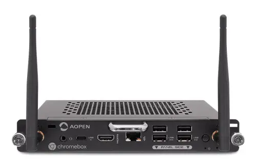 AOPEN OPS Chromebox Procesador Intel Core i3-1315U 8G RAM 256GB SSD M.2 NVME Sistema Operativo Chrome OS KIT WIFI & BT Incluido Chrome OS