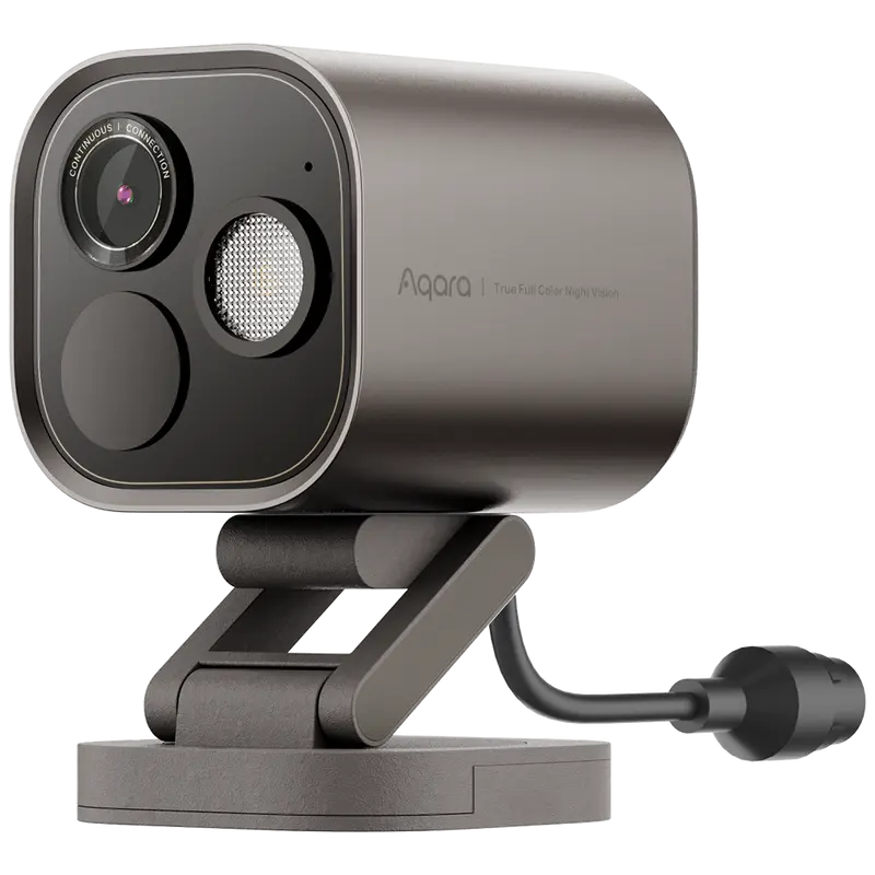 AQARA AQ-CH-C03D-G - Aqara Camera Hub G5 Pro (PoE) Gray - Resolución ultra nítida de 4MP UHD