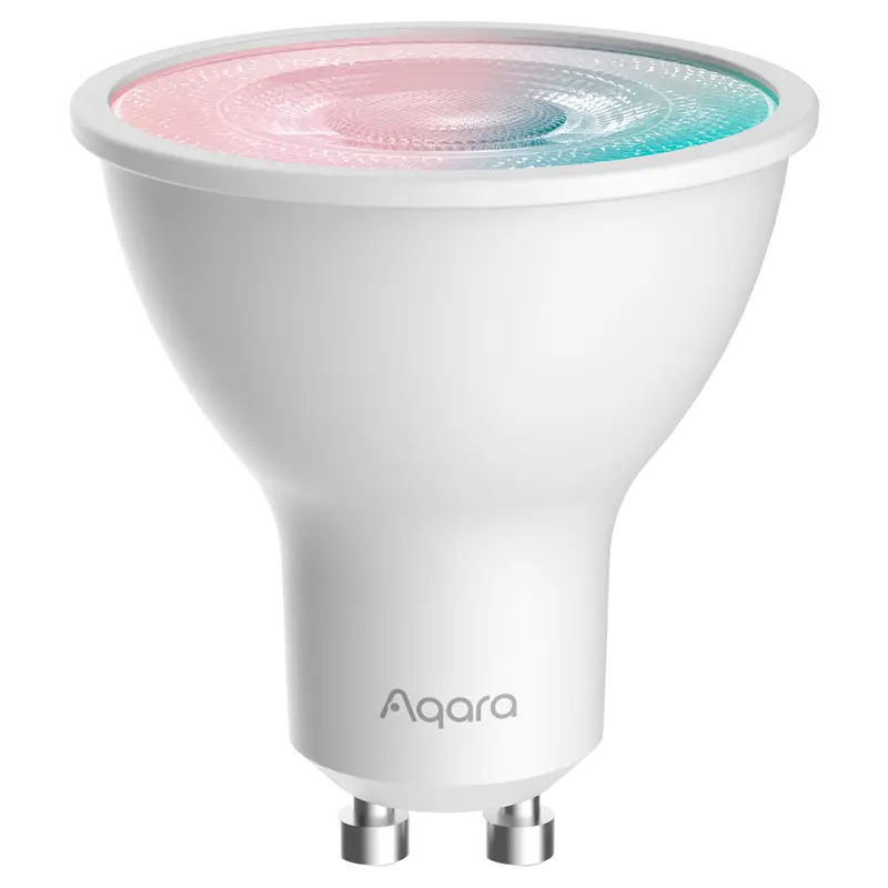 AQARA AQ-LB-L03D - Aqara Bombilla LED T2 (RGB CCT, GU10) - Paleta completa de 16 millones de colores RGB