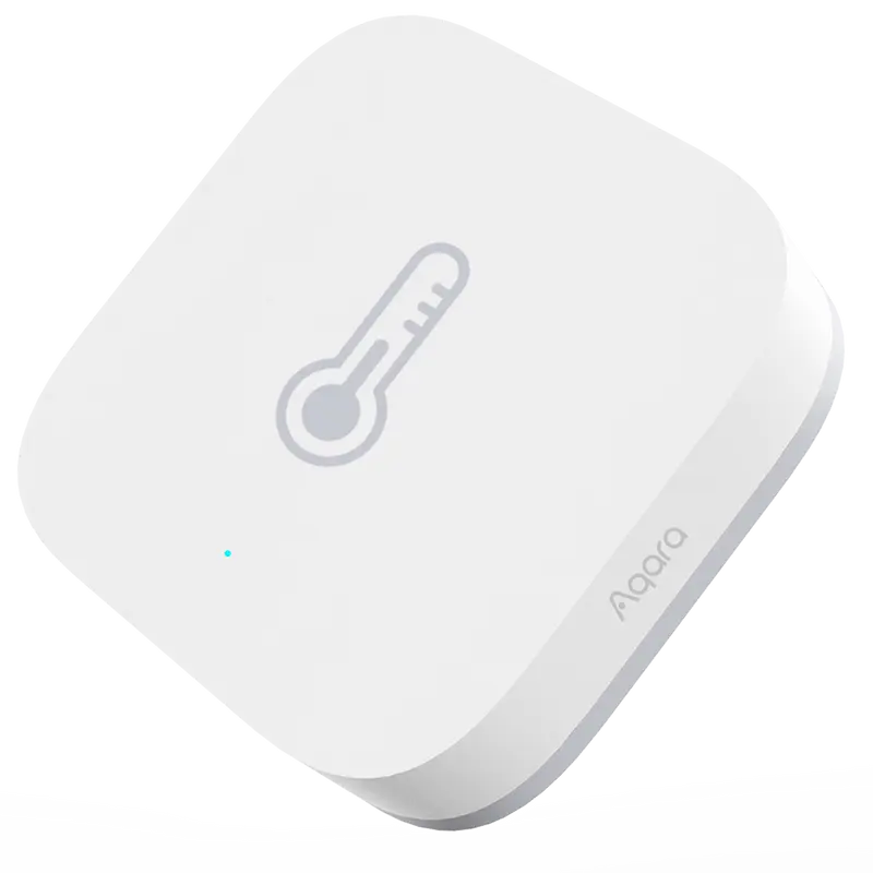 AQARA AQ-TH-S02D - Aqara Sensor de Temperatura y Humedad T1 - Mide temperatura, humedad y presión atmosférica