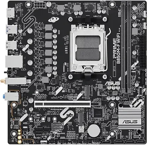 Asus PLACA ASUS PRIME B850M-F WIFI,AMD,AM5,B850,2DDR5,128GB,1HDMI,4SATA3+2M.2,GBLAN+WIFI6+BT5.3,5USB3.2,MATX