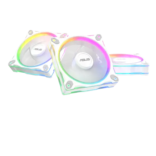 ASUS Prime MR120 Fan ARGB Reverse White 3in1 Carcasa del ordenador Ventilador 12 cm Blanco 3 pieza(s)