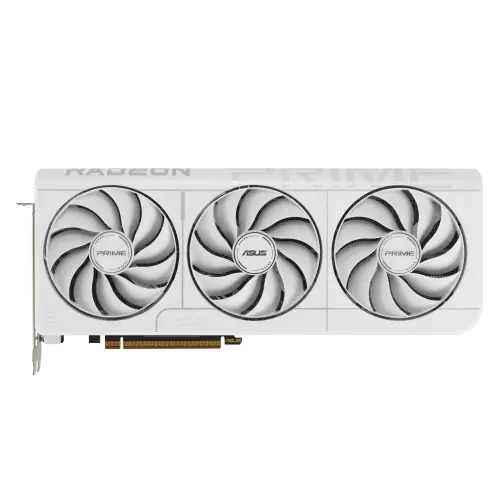 ASUS Prime -RX9070XT-O16G-WHITE AMD Radeon RX 9070 XT 16 GB GDDR6