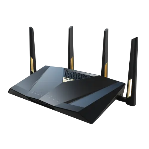 ASUS RT-BE88U router inalámbrico 10 Gigabit Ethernet Doble banda (2,4 GHz / 5 GHz) Negro, Gris