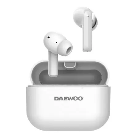 Auriculares Bluetooth Daewoo DW2005 con estuche de carga/ Autonomia 6h/ Blancos
