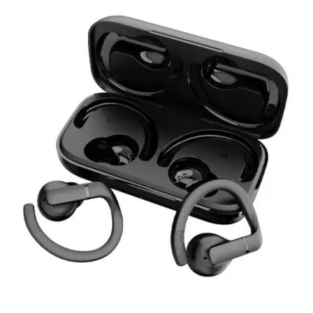 Auriculares Deportivos Bluetooth Daewoo DW2003 con estuche de carga/ Autonomia 8h/ Negros