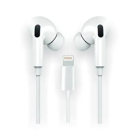Auriculares Intrauditivos Tech One Tech earTECH HOP TEC1202/ con Micrófono/ Lightning/ Blancos