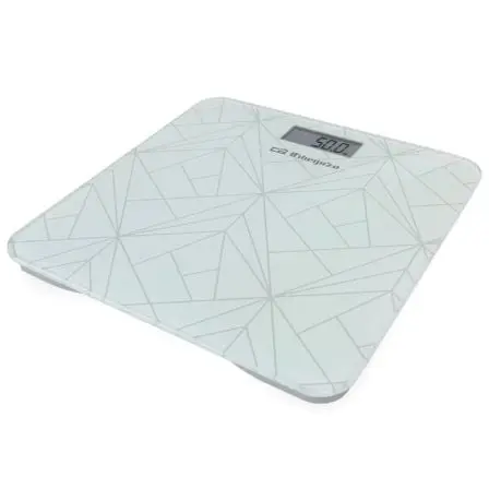 Báscula de Bańo Orbegozo PB-2218 A/ Hasta 180kg/ Blanca