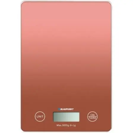 Báscula de Cocina Electrónica Blaupunkt BP4013/ hasta 5kg/ Naranja Claro
